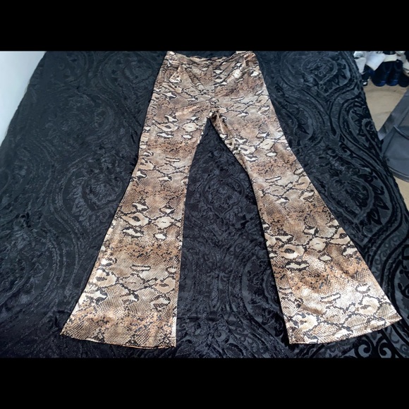 SHEIN Pants - Cheetah Print Bell Bottoms